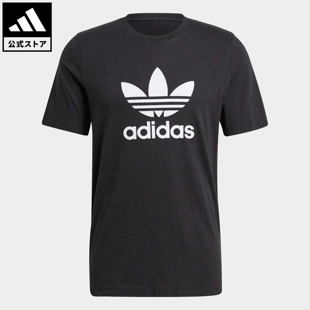 【公式】アディダス adidas 返品可 アディカラー クラシックス トレフォイル 半袖Tシャツ オリジナルス レディース メンズ ウェア トップス Tシャツ 黒 ブラック GN3462 半袖 eoss21ss