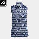   AfB X adidas ԕi St t[vg m[X[uVc   Sleeveless Polo Shirt fB[X EFAE gbvX |Vc  u[ GM0861 notp