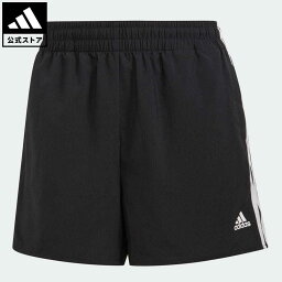 【公式】<strong>アディダス</strong> adidas 返品可 ジム・トレーニング デザインド トゥ ムーブ ウーブン スリーストライプス スポーツショーツ <strong>レディース</strong> ウェア・服 ボトムス <strong>ショートパンツ</strong>・短パン 黒 ブラック GL3981