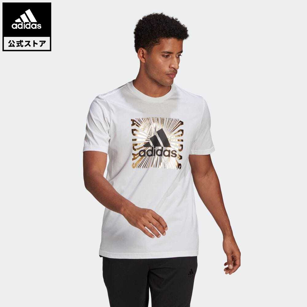 【公式】アディダス adidas 返品可 エクストルージョン モーション フォイルグラフィック 半袖Tシャツ / Extrusion Motion Foil Graphic Tee メンズ ウェア トップス Tシャツ 白 ホワイト GL2392 fathersday 半袖 eoss21ss