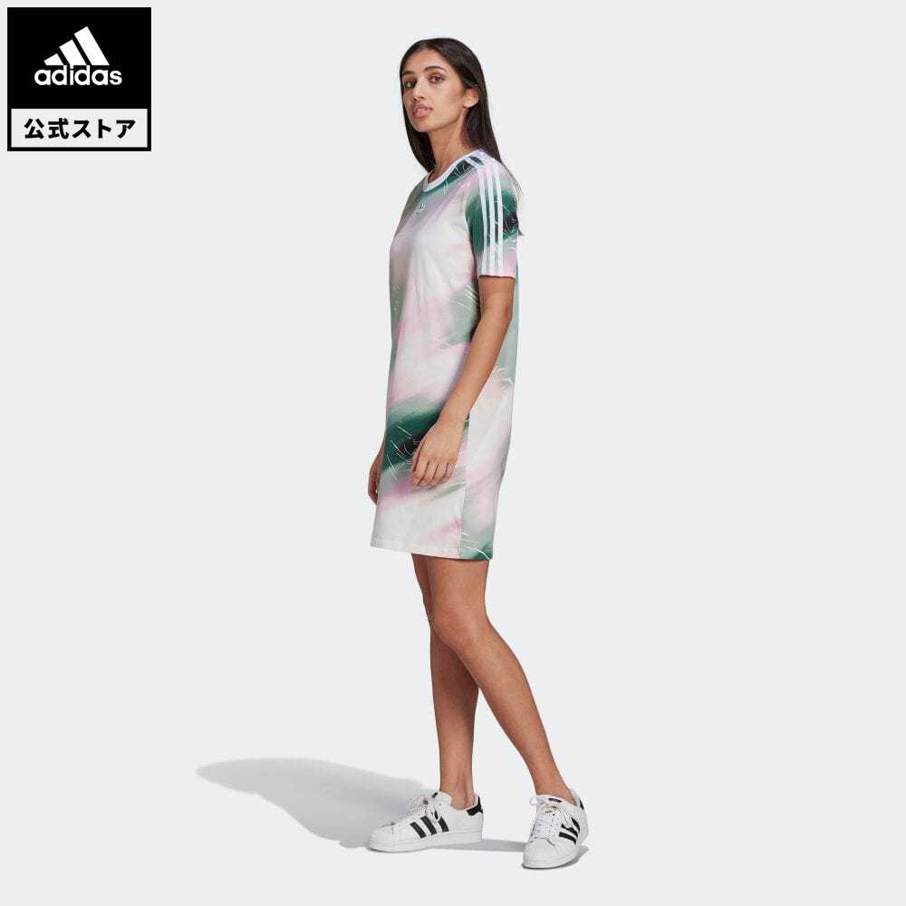 【公式】アディダス adidas 返品可 Tシャツワンピース オリジナルス レディース ウェア オールインワン ワンピース GN3264 eoss21ss