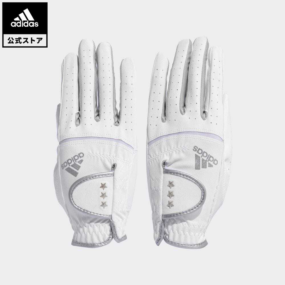 【公式】アディダス adidas 返品可 ゴルフ ウィメンズ アディスター ペアグローブ レディース アクセサリー 手袋/グローブ 白 ホワイト GQ3210 eoss21ss