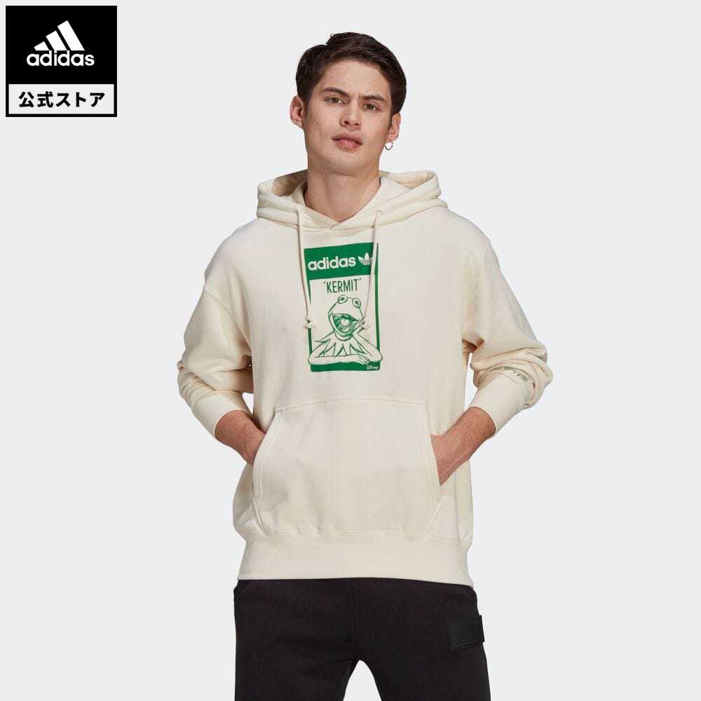 【公式】アディダス adidas 返品可 カーミット パーカー（ジェンダーニュートラル） オリジナルス レディース メンズ ウェア・服 トップス パーカー(フーディー) スウェット（トレーナー） GP3336 トレーナー