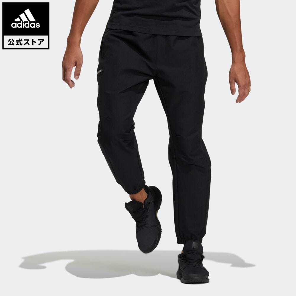 【公式】アディダス adidas 返品可 TH ウーブン ID パンツ / TH Woven ID Pants アスレティクス メンズ ウェア ボトムス パンツ 黒 ブラック GP0958 eoss21ss