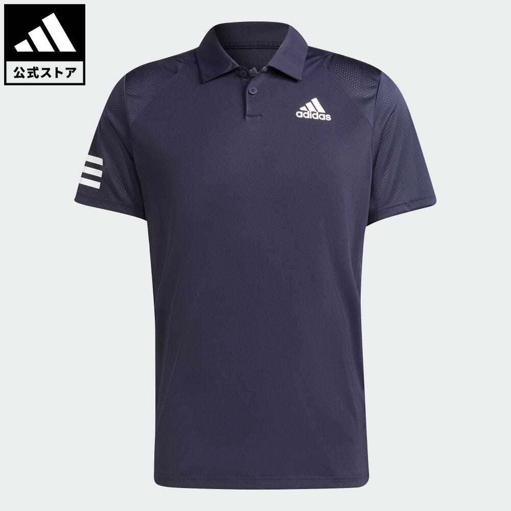 【20%OFFクーポン対象 11/19 10:00〜11/23 23:59】【公式】アディダス adidas 返品可 テニス テニス クラブ 3ストライプス ポロシャツ / Tennis Club 3-Stripes Polo Shirt メンズ ウェア・服 トップス ポロシャツ 青 ブルー H34701