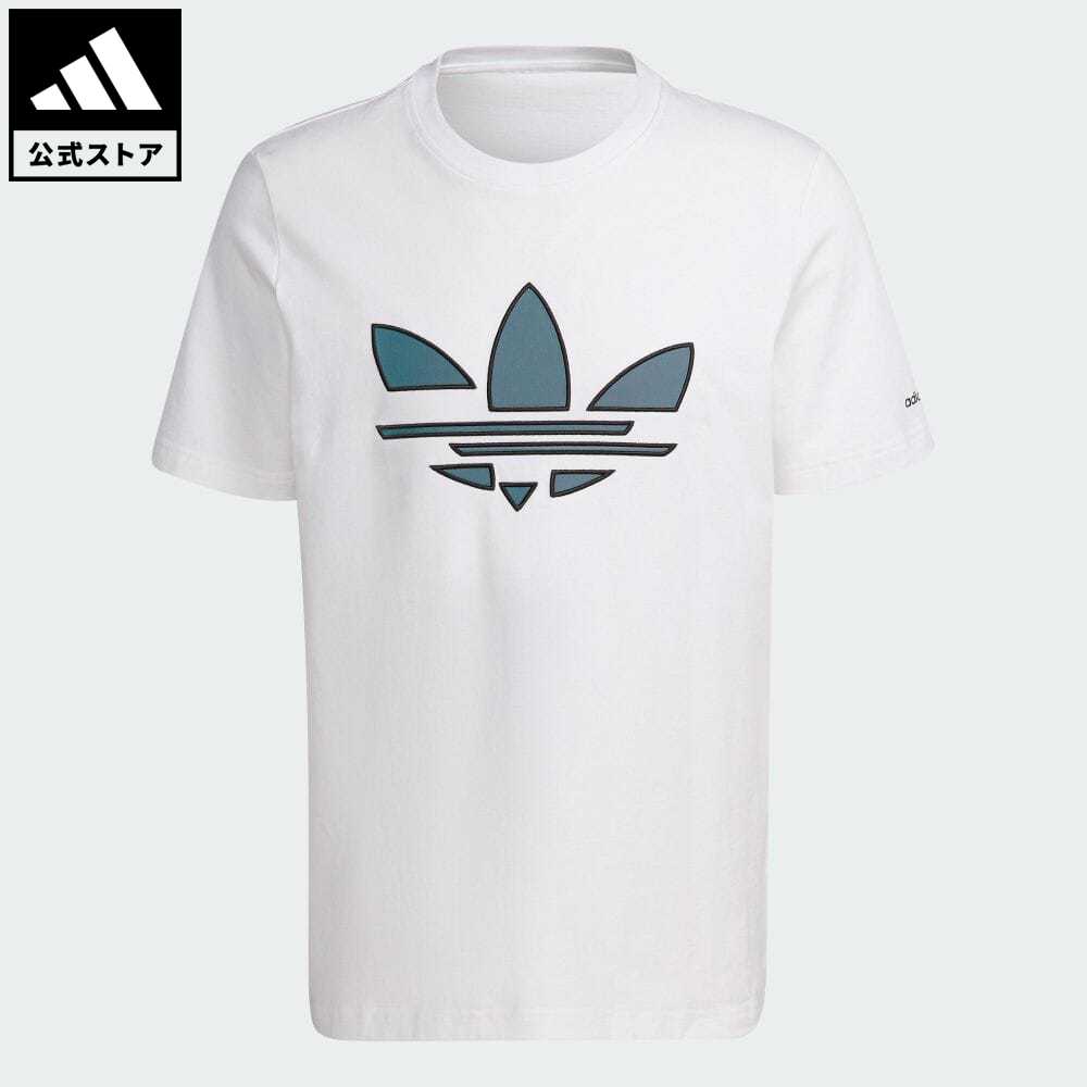 【公式】アディダス adidas 返品可 アディカラー シャッタード トレフォイルTシャツ オリジナルス メンズ ウェア・服 トップス Tシャツ 白 ホワイト H41402 eoss21fw 半袖