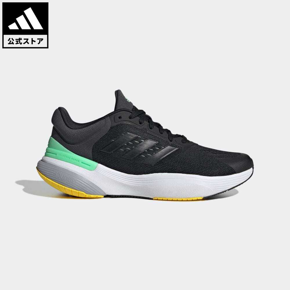 【20%OFFクーポン対象 11/19 10:00〜11/23 23:59】【公式】アディダス adidas 返品可 ランニング レスポンススーパー 3.0 / ResponseSuper 3.0 メンズ シューズ・靴 スポーツシューズ 黒 ブラック GW1375 ランニングシューズ