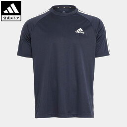 【公式】アディダス <strong>adidas</strong> 返品可 M SERENO 3S Tシャツ スポーツウェア メンズ ウェア・服 トップス ユニフォーム 青 ブルー H28899