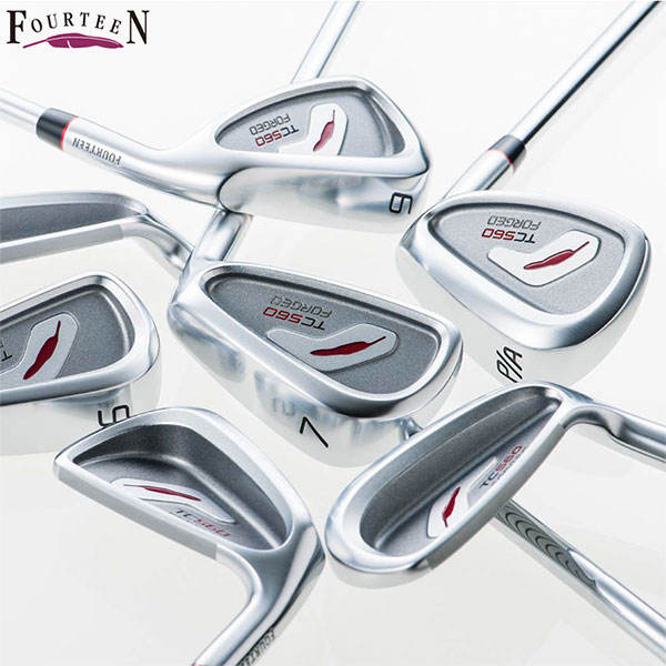 【レディース】FOURTEENTC560 FORGED アイアン 5本セット（#6?9,P）FT-26i カーボンシャフト（L） ※受注生産フォーティーン レディス ウィメンズ 日本仕様【smtb-ms】