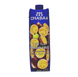 CHABAA(チャバ)100%ミックスジュース　<strong>パッションフルーツ</strong>アンドグレープ 1000ml