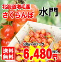 【26%OFF!!】【送料無料】北海道増毛町千果園産さくらんぼ★水門【バラ詰め】 Lサイズ以上 500g×4パック入 ※お届け日のご指定はできません!
