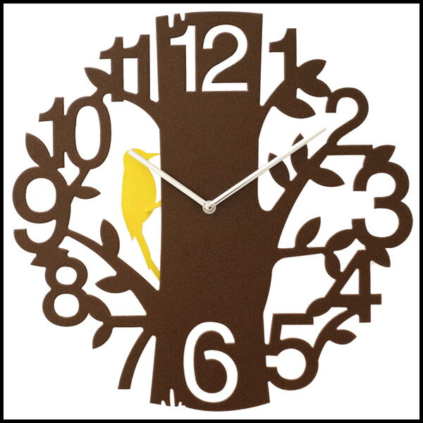 【送料無料】木をモチーフにした 壁掛け時計 PICUS 直径41.5cm振り子時計 CL-5743B...:age:10003408