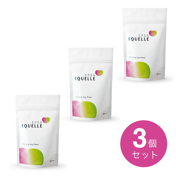 【大塚製薬】<strong>エクエル</strong>【120粒入りパウチタイプ×<strong>3袋</strong>】EQUELLE エクオール 大豆イソフラボン 乳酸菌 エクオール含有食品 サプリ パウチ 美容 健康