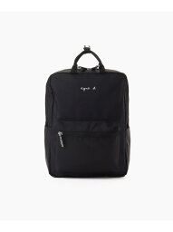 AC12 E BAG キッズ ロゴ<strong>リュック</strong>サック agnes b. ENFANT <strong>アニエスベー</strong> バッグ <strong>リュック</strong>・バックパック ブラック【送料無料】[Rakuten Fashion]