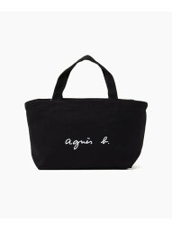 WEB限定 GO03-02 ロゴ<strong>トートバッグ</strong> agnes b. VOYAGE <strong>アニエスベー</strong> バッグ <strong>トートバッグ</strong> ブラック【送料無料】[Rakuten Fashion]