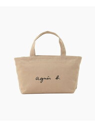 WEB限定 GO03-02 ロゴ<strong>トートバッグ</strong> agnes b. VOYAGE <strong>アニエスベー</strong> バッグ ハンドバッグ ベージュ【送料無料】[Rakuten Fashion]