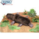 HANSA 3635 カモノハシ29 全長:29cm PLATYPUS BH3635 ぬいぐるみ ハンサ クリスマス 誕生日 プレゼント 動物 犬 猫 鳥 うさぎ ペンギン アニマル 置物 人形 フィギュア KOESEN ケーセン カロラータ 大きい マスコット 実物大 大型