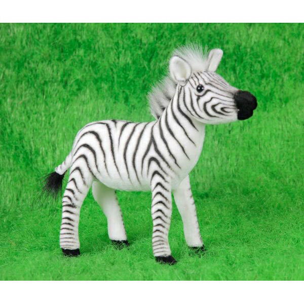 HANSA シマウマ23 2348 ぬいぐるみ ハンサ 馬 クリスマス 誕生日 プレゼント 動物 犬 猫 鳥 うさぎ ペンギン アニマル 置物 人形 フィギュア KOESEN ケーセン カロラータ 大きい マスコット 実物大 大型