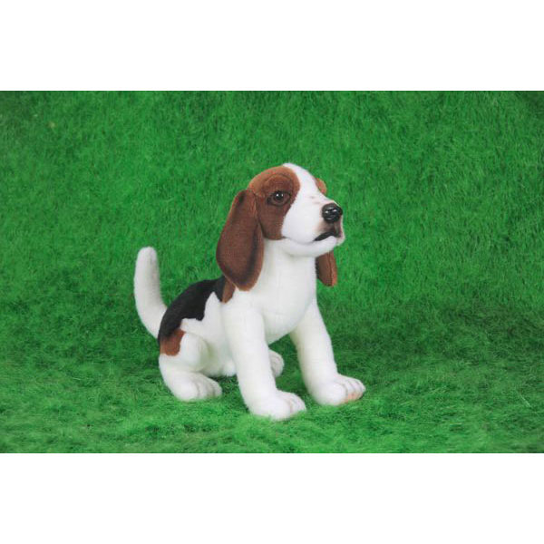 HANSA ビーグル犬26 H26(cm) 5862 ぬいぐるみ ハンサ クリスマス 誕生日 プレゼント 動物 犬 猫 鳥 うさぎ ペンギン アニマル 置物 人形 フィギュア KOESEN ケーセン カロラータ 大きい マスコット 実物大 大型