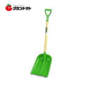 ポリスコ(先端金具付き) 雪かきスコップ グリーンパル...