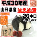 【あす楽】 【送料無料】平成30年度産 山形県産はえぬき 玄...