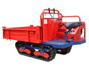 運搬車 筑水キャニコム クローラー運搬車 BK63RTD 【500キロ積載】 【箱形三方開】 【ワイド荷箱】 【手動ダンプ】 動力運搬車 【送料無料・組立試運転済み】