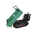 アテックス クローラ運搬車 XG455D【最大積載量450kg】【油圧ダンプ】【箱型三方開き】