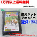 遮光ネット 2m×5m 【遮光率:65%】 16袋