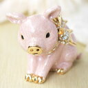 【ジュエリーボックス】リボンピッグ ジュエリーボックス EX3091 m0410