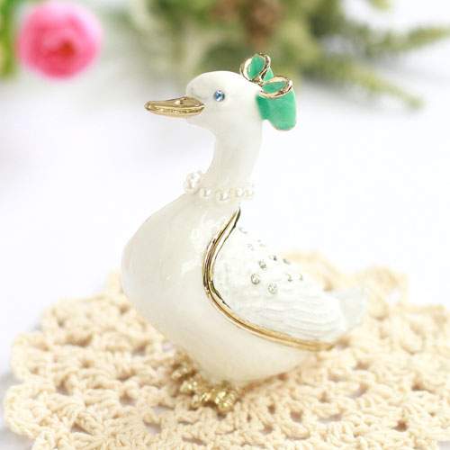 【ジュエリーボックス】 アヒル婦人 ジュエリーボックス EX5131