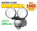 センサーライト RITEX(ライテックス)LED10W×2灯 LED-AC2020 驚きの1660ルーメンでLED最高峰の明るさと省エネを兼ね備えています。 屋外用 AC100V 防犯グッズ