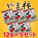 やま柿（12個入×5セット）（専用袋付）全国菓子博覧会　名誉総裁賞受賞