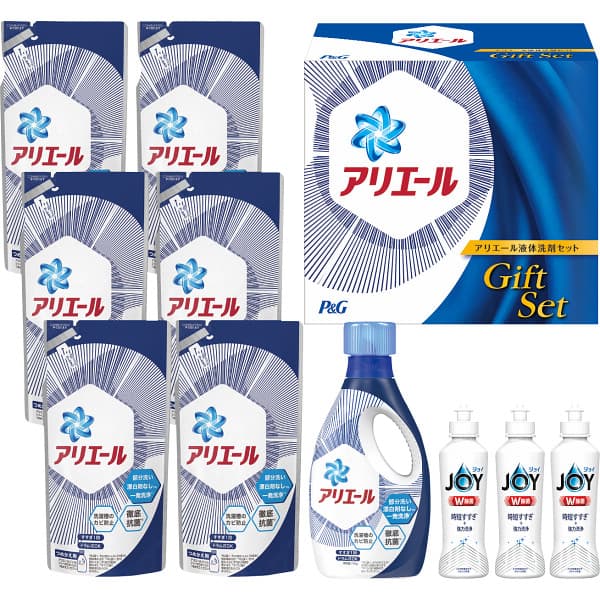 【送料無料】P＆G アリエール<strong>液体洗剤</strong>セット PGCG-50C／PGCG-50D お返し 初節句 内祝い 出産内祝い 入園内祝 結婚内祝い 入学内祝い 香典返し 満中陰志 法事引き出物 快気祝い 洗剤ギフトセット 挨拶状無料 お礼 七五三 洗剤 入学内祝い