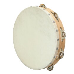 【送料込】KIKUTANI/キクタニTMB-24本皮木製タンバリン24cm【smtb-TK】