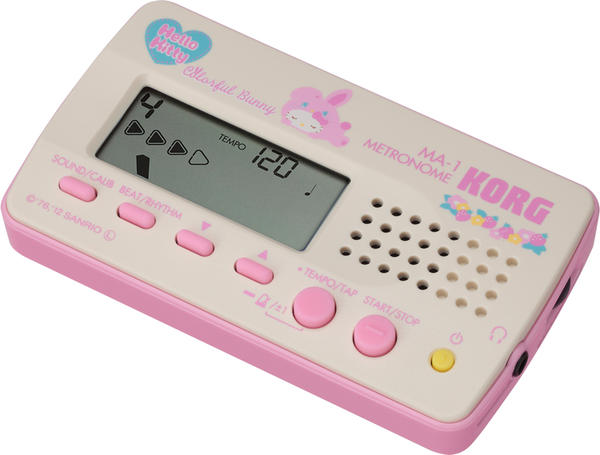 【メール便・送料無料・代引不可】KORG/コルグ MA-1K-PI コンパクトメトロノーム/Hello Kitty/ハローキティ/シャーベットピンク