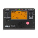 【ポイント5倍】【メール便・送料無料・代引不可】KORG コルグ TM-60-BK ブラック チ