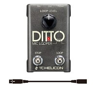 【送料込】【CANAREマイクケーブル付】【正規輸入品】tcelectronic/t.c.electronicDittoMicLooper2ボタン式のマイクルーパー【smtb-TK】