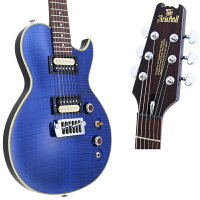【送料込】【ハードケース付】AriaProII/アリアプロツーPE-2500/SBL(シースルーブルー)Kleinピックアップ搭載エレキギター【smtb-TK】