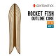 GENTEMSTICK ゲンテンスティック 22-23 ROCKET FISH OUTLINE CORE ロケットフィッシュ アウトラインコア [早期予約] [特典多数] スノーボード...