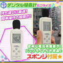 デジタル 騒音計 騒音測定器 騒音計測器 音量測定器 電池付き 騒音測定 音圧測定 音量 測定器 計測器 デジタル測定器 ♪
