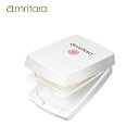 アムリターラ amritara アメージングオーガニックファンデーション クリーミーモイスチャー 専用コンパクトケース|ファンデ ファンデーション オーガニック ミニ サイズ パフ コンパクト オーガニックコスメ メイクアップベース コンパクトケース ファンデーションケース