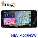 ケンウッド MDV-M906HDW AVナビゲーション 6.8V型 200mmワイド カーナビゲーション{MD