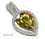 スフェーン 2.14ct ダイヤモンド 0.34ct ペアシェイプ ティアドロップ ペンダントトップ スフェーンネックレス PT900 プラチナ 希少石 レアストーン【新品】【ジュエリー】【送料無料】RMZ.MI 68,100円