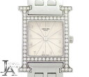 【電池交換済み】【HERMES】エルメス Hウォッチ ラムサ...