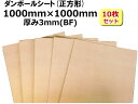 ダンボールシート1000mm×1000mm(BF) 10枚