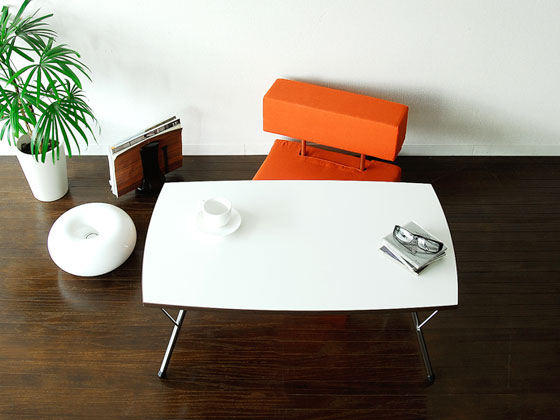 【送料無料】コーヒーテーブル SHAMIDO〔シャミド〕新居氏デザインテーブルセンターテーブル、ローテーブル、折りたたみテーブル