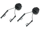 ComTac ヘッドセットシリーズ対応 Peltorタイプ ヘルメット ARCレイル アダプター BK | TB334 Z-TAC コムタック 無線 ヘルメットレイル ARC レール マウント アタッチメント 取付 カスタム パーツ カスタムパーツ ぺルター アーム サバゲー サバイバルゲーム