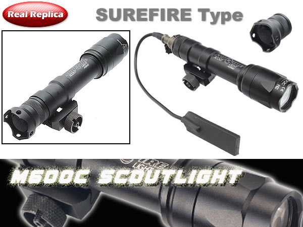 【SUREFIREタイプレプリカ】M600CスカウトライトLED (リモート&プッシュスイ…...:airgunparts:10000025