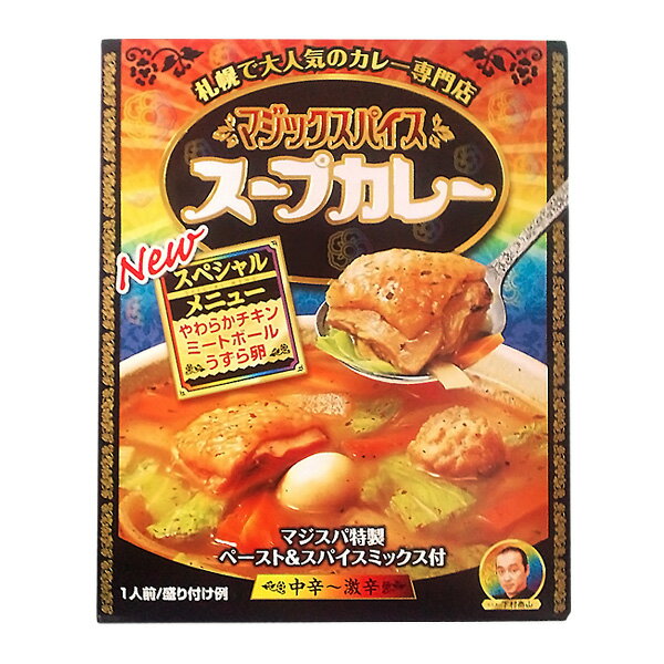 マジックスパイス　スープカレー　スペシャルやわらかチキン　中辛〜激辛