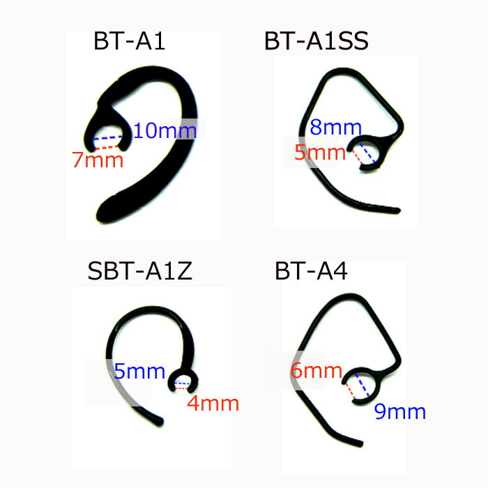 Bluetooth イヤホンマイク イヤーフック 